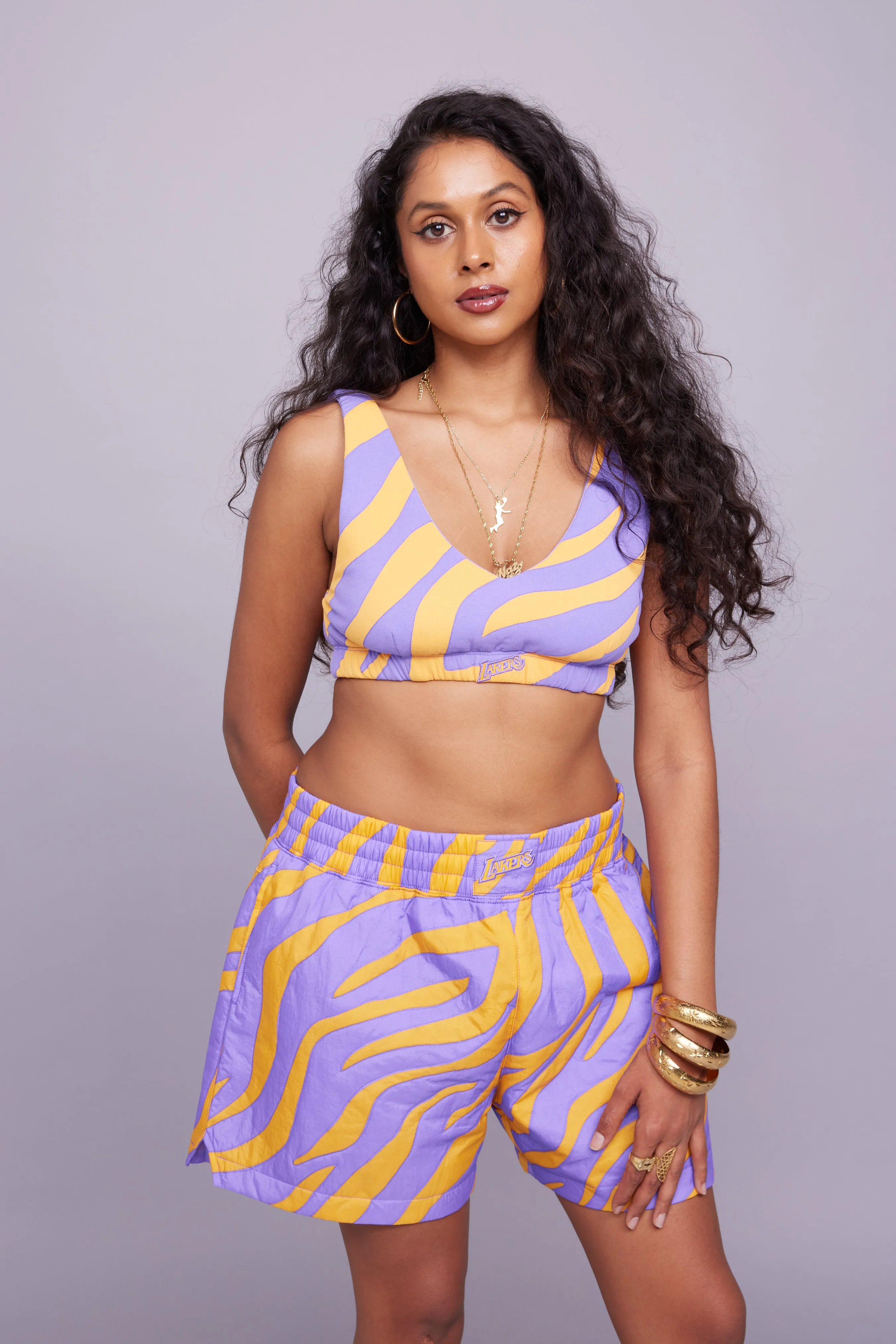 Lakers Quilted Bralette