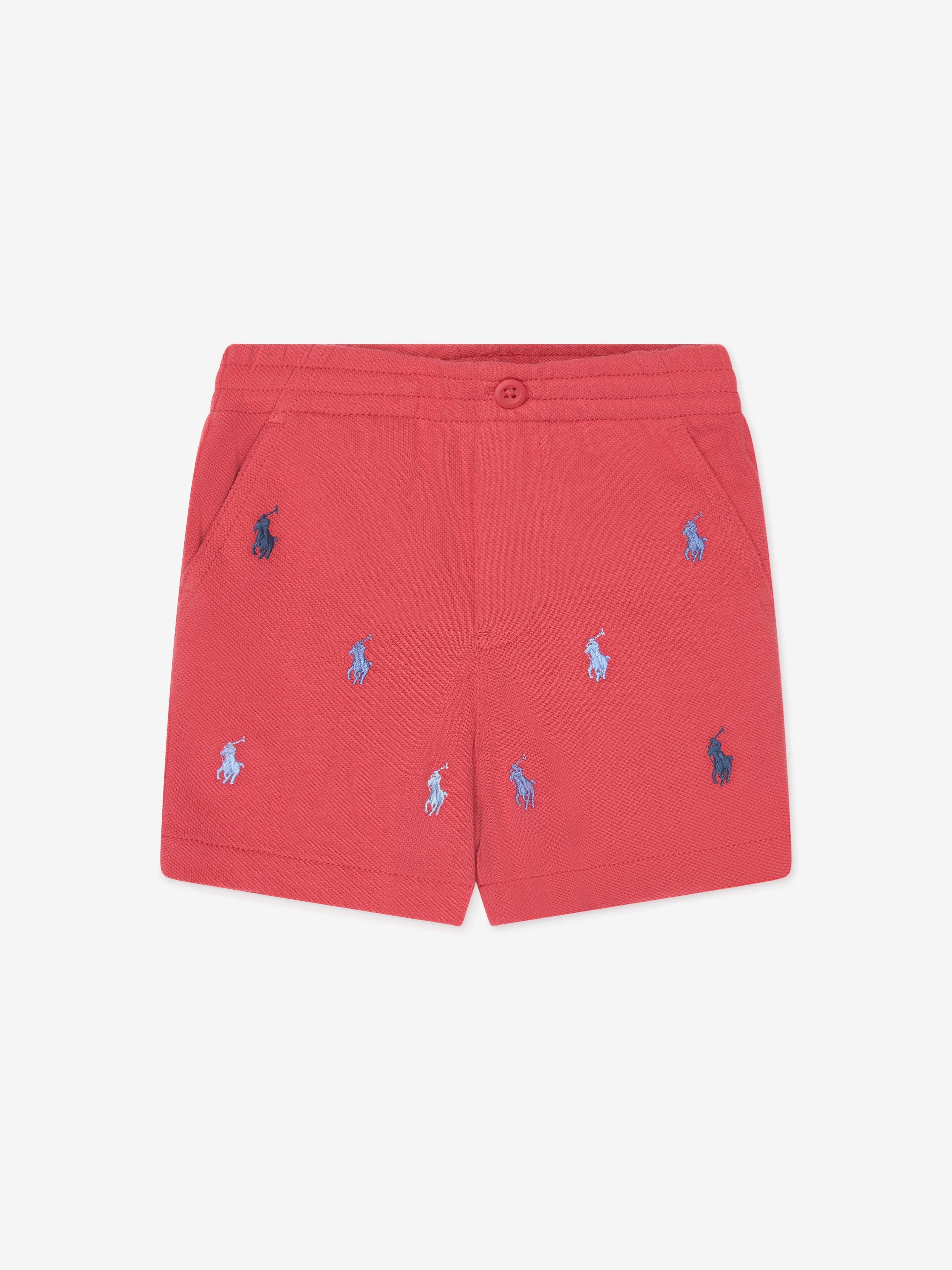 Ralph Lauren Baby Boys Polo Shirt And Shorts Set in Navy