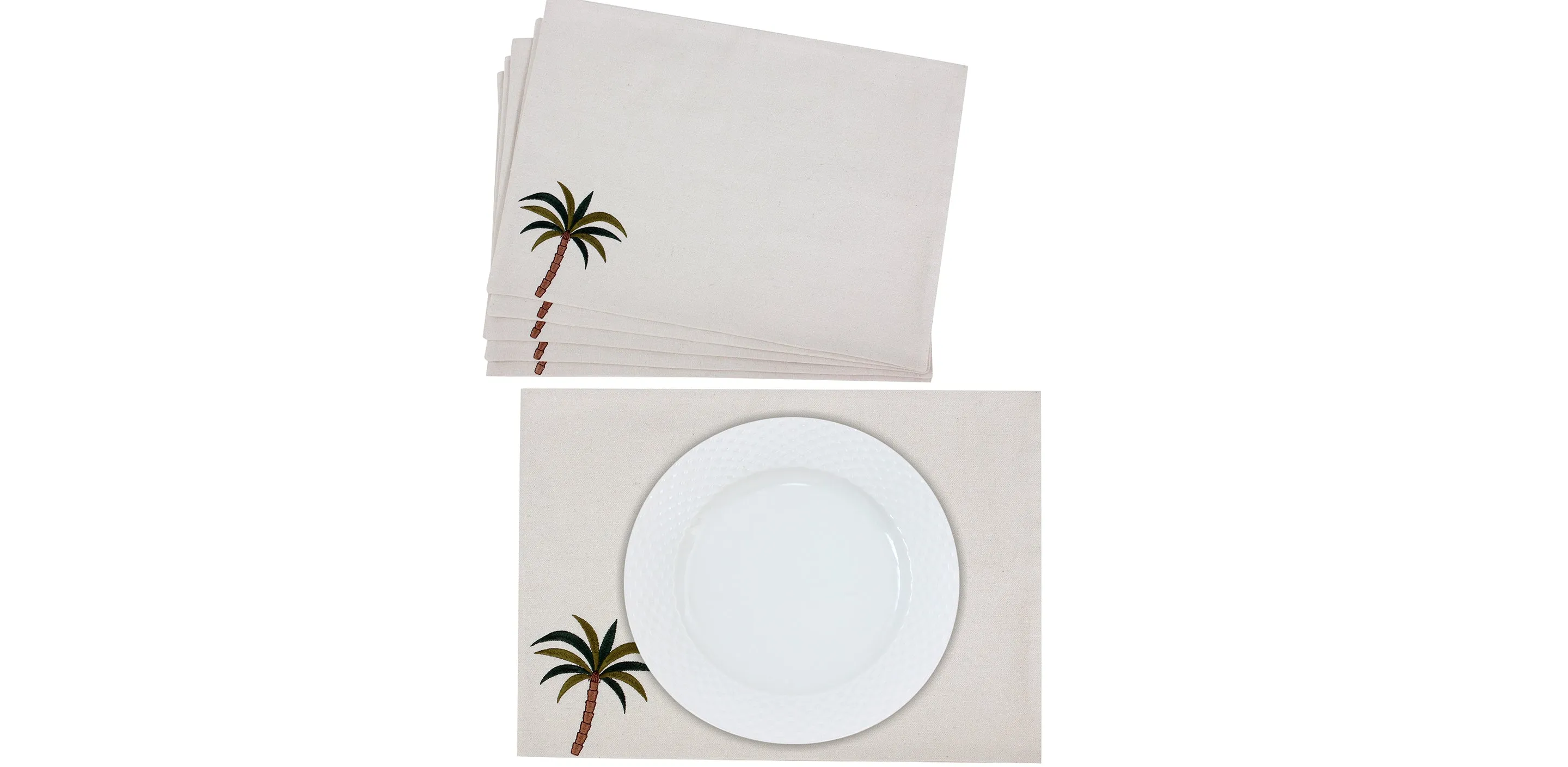 Tropical Palm Placemat Set